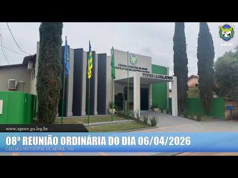 08ª REUNIÃO ORDINÁRIA DO DIA 06/04/2026