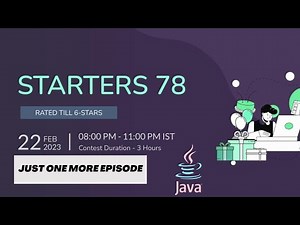 Just One More Episode Problem Code: ONEMORE CodeChef Java Solution