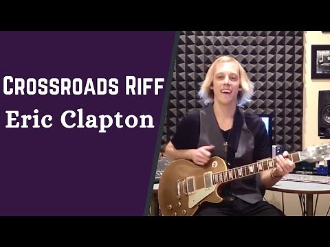 How to Play the Guitar Riff From Eric Clapton´s Crossroads - Blues Guitar Lesson w/ Jon Maclennan