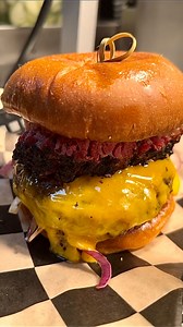 4.8K views · 74 reactions | The El Paso Burger Smoked House Ground Brisket Burger with Sliced Brisket, Cheddar Cheese, Grilled Onions, Sweet BBQ Sauce on a Garlic Butter Toasted Brioche Bun. | Destination Smokehouse & Eatery | Facebook