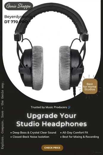 Best Studio Headphones 🎧 Beyerdynamic DT 770 PRO | Mixing, Recording & Home Studio Upgrade