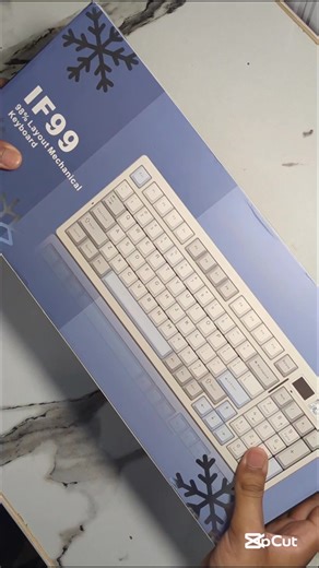 The Yunzii IF99 is a QMK/VIA compatible mechanical keyboard with its own LCD screen. Featuring wired, Bluetooth and 2.4g wireless connectivity, it has a lot to offer! @YUNZII KEYBOARD #mechanical #keyboard