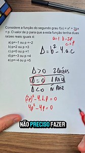Função do 2 grau #matematica #educação #concurso | Profdombrauskas
