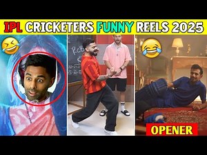 IPL Cricketers Most Funny Reels 2025 😂😂 | Cricketers Funny Videos | Virat, Sky, Pooran & Santner