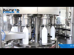 PACKR- Rotary filling machine in explosion proof design for lubricants