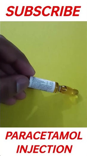 Paracetamol Injection | Uses, Dose, Side Effects & Information in Hindi
