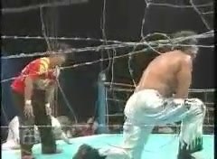 Barbed Wire Match The Great Muta vs. The Great Nita (NJPW) | Pro Wrasslin Junkies