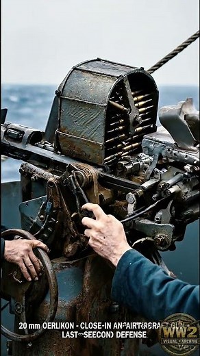 20mm Oerlikon — The Last‑Second Anit-Aircraft Gun on WWII Warships