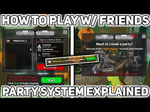 Solar Event - How to play with friends - Party System explained - Tower Defense Simulator