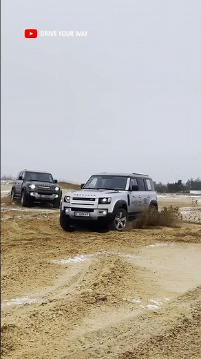 Defender driving fun - watch the full off road test drive video on our channel!