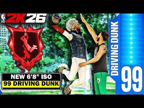 NEW 6'8" UNSTOPPABLE 99 Driving Dunk Build in NBA 2K26 | Full Breakdown + Dribble Moves & Sig Styles