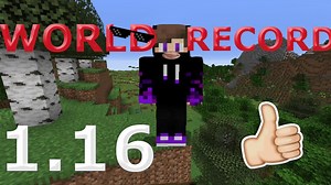 Minecraft Speedrun World Record 1.16