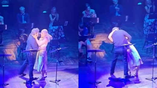 Joshua Jackson gives Busy Phillips a deep kiss at Dawson's Creek reunion