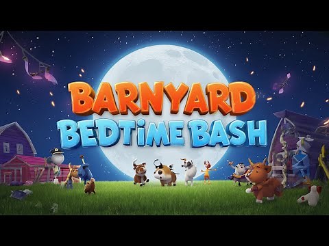 Barnyard Bedtime Bash 🐮🐔 | Fun Farm Animal Kids Song Before Sleep