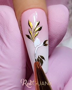 564K views · 10K reactions | New nail art tutorial!  love these sugared flowers!  RED IGUANA products used for this NAIL DESIGN ⬇️ ➡️SHOP www.red-iguana.com  2-in-1 Stamping + Paint Gel  Gold Metallic Chrome Pigment  Top Coat with Tacky Layer  Silicone Practice Finger —use clear or white acrylic for sugared effect! 珞 | RÉDI - Professional Hypoallergenic Nail Products by April Ryan | Facebook