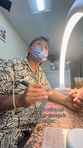 40K views · 314 reactions | I told my client that I never seen a long cleavage like hers before. * Thank you for your support. Make sure to follow for more contents. * Support & Shop: www.beyondthecream.com * #nailtech #nail #selfcare #tutorial #fashion #tutorial #trendingnails #meme #cuticleoil #longnails #shortnails | Minh Thai | Facebook