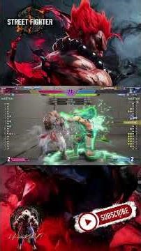 [Sf6] AKUMA will melt SAGAT's HP