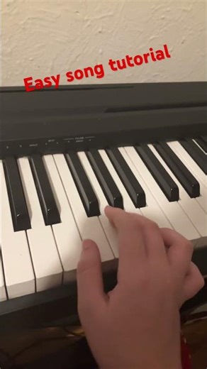 How to play a easy song on piano📓