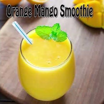 ORANGE MANGO SMOOTHIE