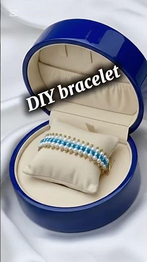 #shorts Diy jewelry making idea. Beaded elegant bracelet #beadedjewelry #jewelry