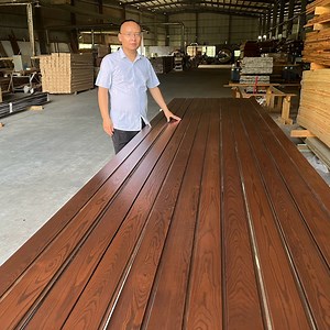 [Hot Item] Smooth Finish with Clear Coating Best Quality Thermowood Timber Wall Panel