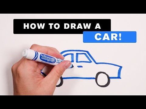 How To Draw A Car - Easy Narrated Drawing Lesson For Kids And Beginners