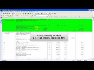 Eksport danych z Normy PRO i Normy STANDARD do MS Excel i innych programów kalkulacyjnych , cz.1