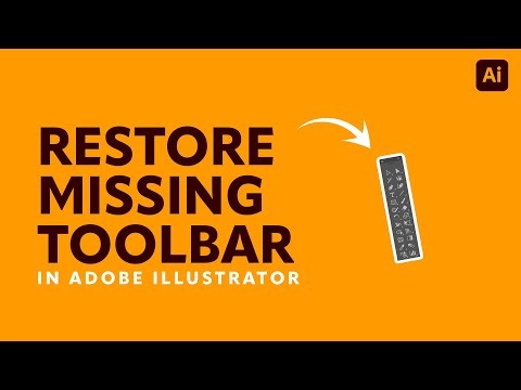 Fix Missing Toolbar in Adobe Illustrator FAST! (Under 1 Minute)