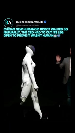 Business | Motivation | Money on Instagram: "When a robot walks so realistically that people mistake it for a human, you know technology has crossed a new frontier. China's XPeng Robotics stunned the world after unveiling a humanoid prototype named IRON, whose movements were so natural that many viewers believed it was a man in a suit. During a live demonstration, the robot's balance, posture shifts, and fluid walking mechanics mirrored human motion with eerie precision. To silence skepticism, X