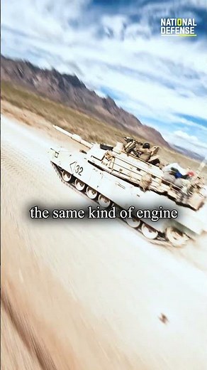 Why the M1 Abrams Uses a Jet Engine Instead of a Diesel! #shorts