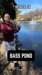 DESOTO TX Bass Fishing Pond! #fishing | Riverside Garrett