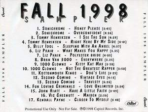 Various - Fall 1998 Sampler
