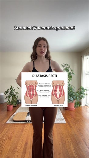 stomach vaccuum for deep core 🫶 I have always loved stomach vaccums so I’d thought I’d do a little test with them!!🤭 #deepcore #transverseabdominis #athomeworkout #dreambody #smallerwaist