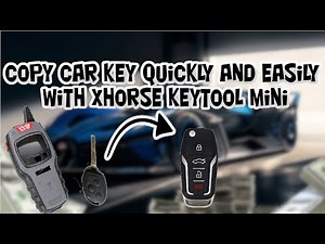 Copy car key quickly and easily with Xhorse Keytool mini