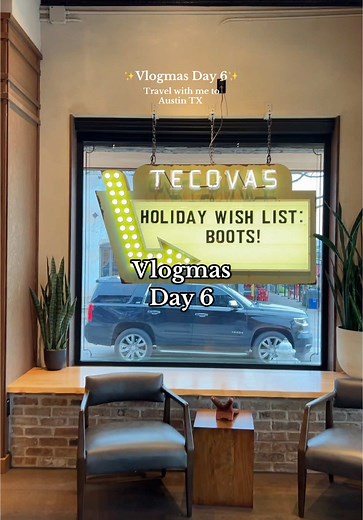 ATX day one — holly jolly fest tmrw!!!! 🤠🎄🎅🏼