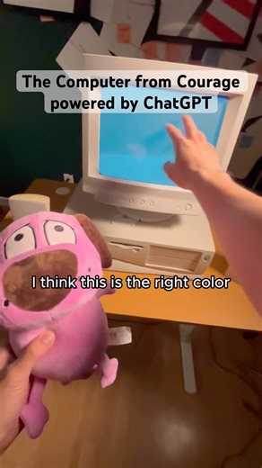 The Computer from Courage, powered by ChatGPT