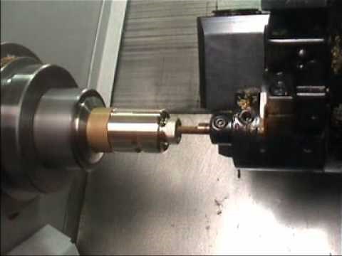 CNC machining of brass parts from bar stock