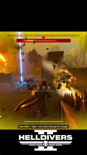 near death experience helldivers 2 Super Helldive Difficulty #shorts #helldivers2 #shortsfeed