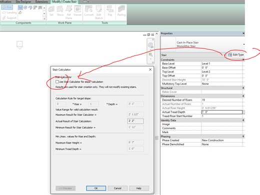 Can't modify maximum number of risings.