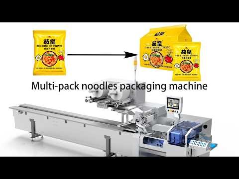 5 in 1 Bag Noodles Accumulator Multipacks Packaging Machine