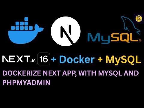 How to Run Next.js 16 with MySQL & phpMyAdmin Using Docker #nextjs #docker #mysql
