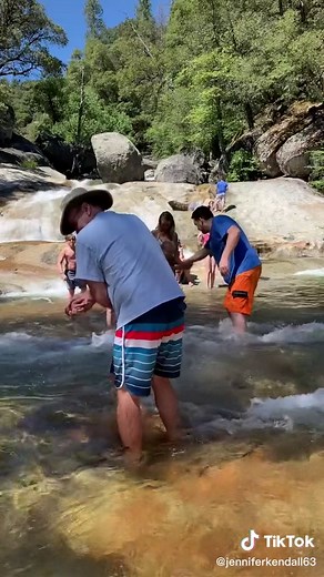 Mammoth pools California #naturalwaterslide #yosemitenationalpark #basslake #mammothpools