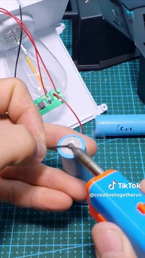 Solar light restoration - replace 18650 3000mah battery, replace solar panel #restoration #18650battery #3000mah #solarpanel #ledlights #cnst #creativeTogether #cungnhausangtao