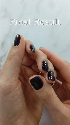 HOW TO FIX CHIPPED NAIL POLISH QUICKLY | Perfect Nails At Home #shorts