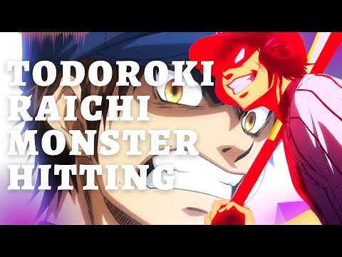 Monsterous hitting of todoroki raichi # diamond no ace anime