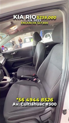KIA RIO LX 2023, a tratar o te lo puedes llevar desde el 20% de enganche, #kia #rio #vseccion