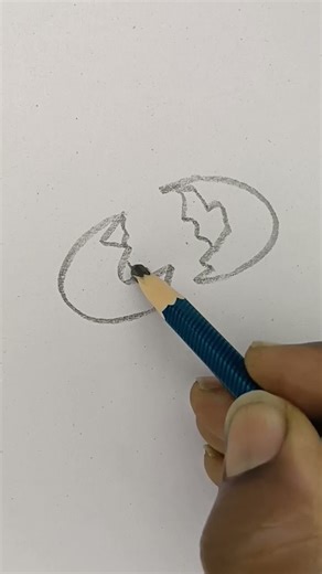 How to draw a broken egg? #artinstruction #drawinglessons #art #artclass