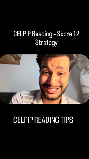 Sourav Khanna on Instagram: "Need more useful tips? #celpip #celpipreading #canadapr #expressentry canadavisa • CELPIP reading tips • How to score 12 in CELPIP reading • CELPIP strategy • Time management in CELPIP • Canada PR English test • Express Entry language score • Improve CELPIP score fast • CELPIP preparation Canada CELPIP CELPIPReading CanadaPR ExpressEntry CanadaImmigrat"