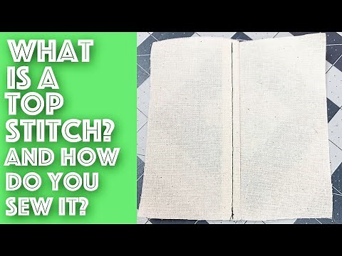 What Is a Top Stitch And How To Topstitch On Any Sewing Machine | Sew Anastasia