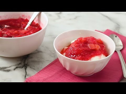 Rhubarb Compote- Martha Stewart